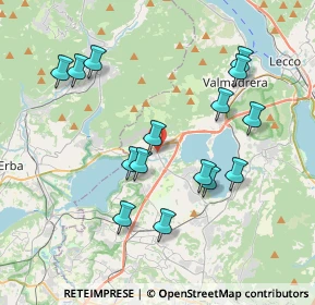 Mappa Via Marco D'Oggiono, 23861 Cesana Brianza LC, Italia (3.806)