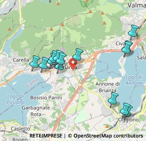 Mappa Via Marco D'Oggiono, 23861 Cesana Brianza LC, Italia (2.03143)