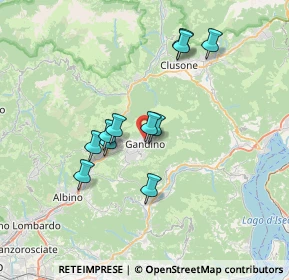 Mappa Via Cà da Pì, 24024 Gandino BG, Italia (5.92)