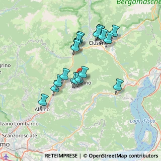 Mappa Via Cà da Pì, 24024 Gandino BG, Italia (6.36947)