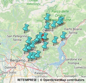 Mappa Via Cà da Pì, 24024 Gandino BG, Italia (11.0425)