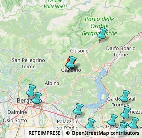 Mappa Via Cà da Pì, 24024 Gandino BG, Italia (22.95714)