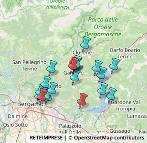 Mappa Via Cà da Pì, 24024 Gandino BG, Italia (12.44222)