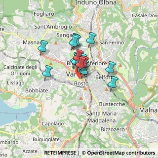 Mappa Piazza della Repubblica angolo Ravasi, 21100 Varese VA, Italia (1.08176)