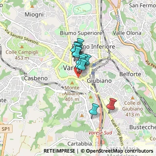 Mappa Piazza della Repubblica angolo Ravasi, 21100 Varese VA, Italia (0.52429)