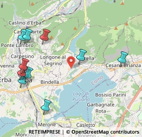 Mappa Via Gaetano Strambio, 22030 Eupilio CO, Italia (2.53545)