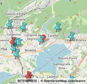 Mappa Via Gaetano Strambio, 22030 Eupilio CO, Italia (2.72769)