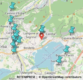Mappa Via Gaetano Strambio, 22030 Eupilio CO, Italia (2.48714)