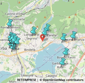 Mappa Via Gaetano Strambio, 22030 Eupilio CO, Italia (2.4735)