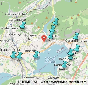 Mappa Via Gaetano Strambio, 22030 Eupilio CO, Italia (2.24417)