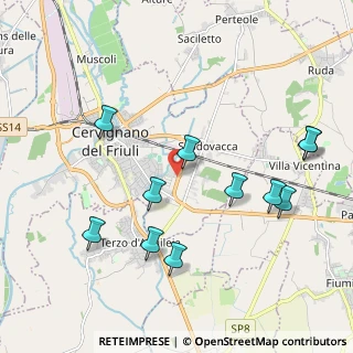 Mappa Via Ermes Midena, 33052 Cervignano del Friuli UD, Italia (2.13727)