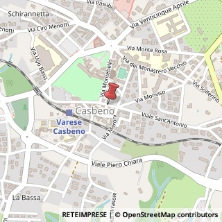Mappa Viale Sant'Antonio, 65, 21100 Varese, Varese (Lombardia)