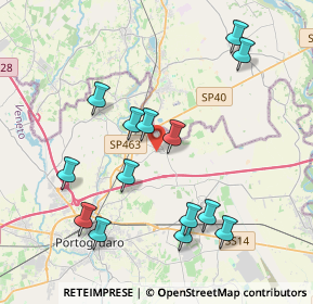 Mappa 30025 Teglio Veneto VE, Italia (4.07786)