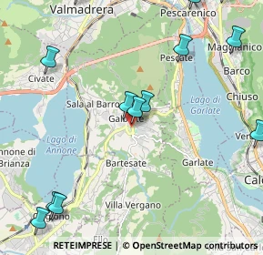 Mappa Via IV Novembre, 23851 Galbiate LC, Italia (3.07875)