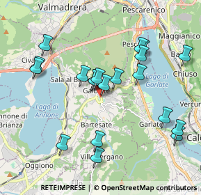 Mappa Via IV Novembre, 23851 Galbiate LC, Italia (1.919)