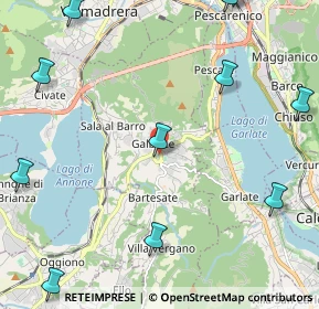 Mappa Via IV Novembre, 23851 Galbiate LC, Italia (3.09364)