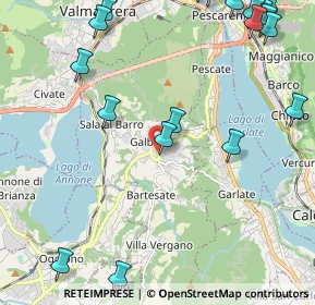 Mappa Via IV Novembre, 23851 Galbiate LC, Italia (3.0625)