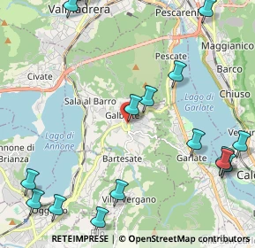 Mappa Via IV Novembre, 23851 Galbiate LC, Italia (3.1305)
