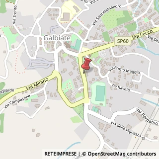 Mappa Via IV Novembre, 23, 23851 Galbiate, Lecco (Lombardia)