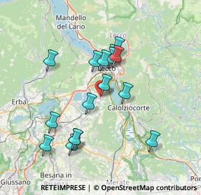 Mappa Via IV Novembre, 23851 Galbiate LC, Italia (6.68188)