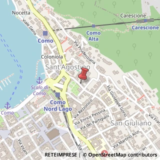 Mappa Via Giuseppe Brambilla, 25, 22100 Como, Como (Lombardia)