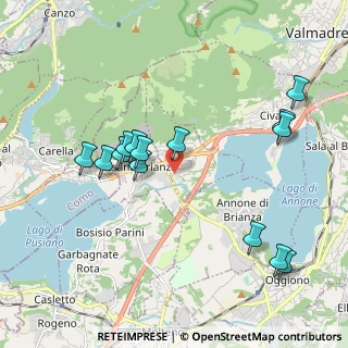 Mappa Via Alessandro Volta, 23867 Suello LC, Italia (2.05214)