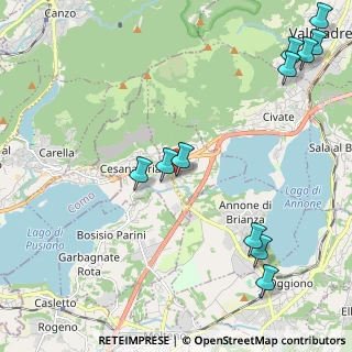 Mappa Via Alessandro Volta, 23867 Suello LC, Italia (2.78909)