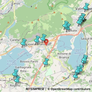 Mappa Via Alessandro Volta, 23867 Suello LC, Italia (3.305)