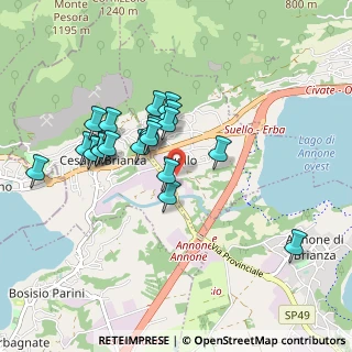 Mappa Via Alessandro Volta, 23867 Suello LC, Italia (0.801)