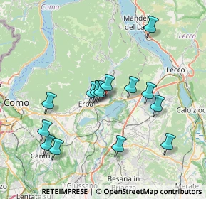 Mappa Via Giuseppe Parini, 22030 Longone Al Segrino CO, Italia (6.772)