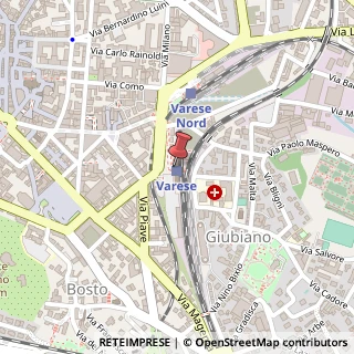 Mappa Piazzale Trieste, 3, 21100 Varese, Varese (Lombardia)