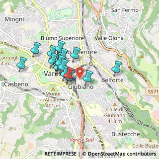 Mappa Via Michelangelo Buonarroti, 21100 Varese VA, Italia (0.71)