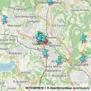 Mappa Via Michelangelo Buonarroti, 21100 Varese VA, Italia (1.82769)