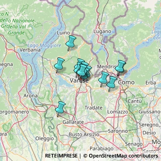 Mappa Via Michelangelo Buonarroti, 21100 Varese VA, Italia (7.59857)