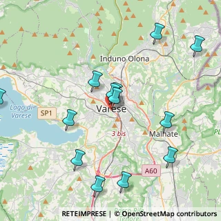 Mappa Piazza Ragazzi del, 21100 Varese VA, Italia (4.52692)