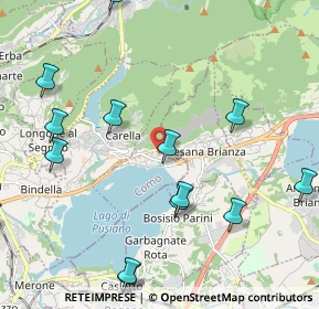 Mappa Via Alessandro Manzoni, 22030 Pusiano CO, Italia (2.68133)