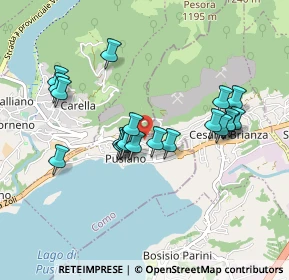 Mappa Via Alessandro Manzoni, 22030 Pusiano CO, Italia (0.823)