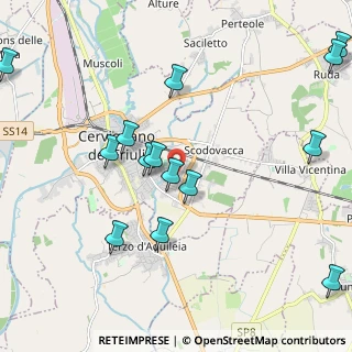 Mappa Via Costantino Dardi, 33052 Cervignano del Friuli UD, Italia (2.42)