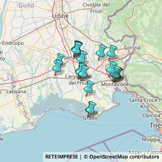 Mappa Via Della Turisella, 33052 Cervignano del Friuli UD, Italia (10.204)