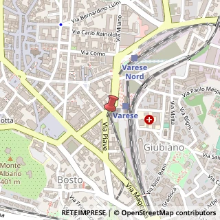 Mappa Via Piave, 1, 21100 Gallarate, Varese (Lombardia)