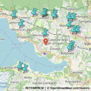 Mappa Via Mottarone, 21100 Varese VA, Italia (2.76706)