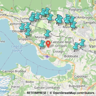 Mappa Via Mottarone, 21100 Varese VA, Italia (2.3395)