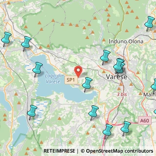 Mappa Via Mottarone, 21100 Varese VA, Italia (6.13867)