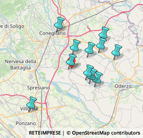 Mappa Via XXV Luglio, 31028 Vazzola TV, Italia (6.30273)