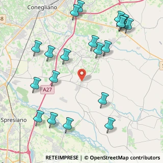 Mappa Via XXV Luglio, 31028 Vazzola TV, Italia (5.2455)