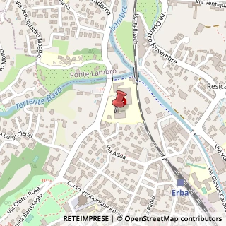 Mappa Via Fatebenefratelli, 20, 22036 Erba, Como (Lombardia)