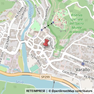 Mappa Piazza Alcide De Gasperi, 3, 13019 Varallo, Vercelli (Piemonte)