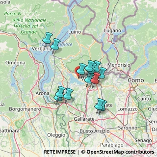 Mappa Via Santorre di Santarosa, 21100 Varese VA, Italia (10.65571)