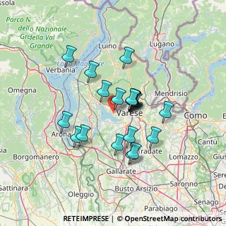 Mappa Via Santorre di Santarosa, 21100 Varese VA, Italia (10.8265)