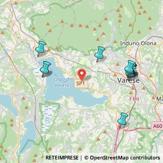 Mappa Via Santorre di Santarosa, 21100 Varese VA, Italia (4.68182)